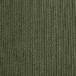 Poltrona in velluto a coste (Seduta 45 cm) Owen Verde pino