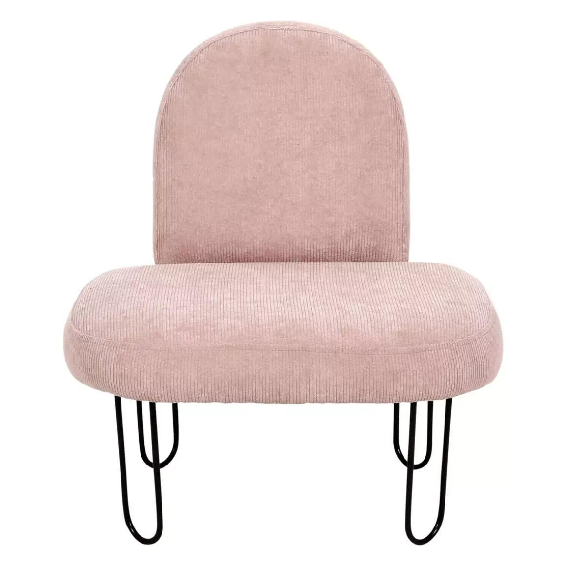 Poltroncina bambino velluto Augustin Rosa