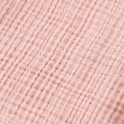 Best Poncho adulto in garza di cotone Gaïa Pesca Rosa Biancheria Bagno|Accappatoio