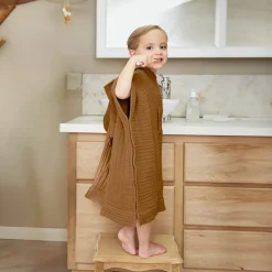 Best Poncho da bagno per bambini in garza di cotone 2/5 anni Gaïa Tessile Arredo Bimbi|Biancheria Bagno