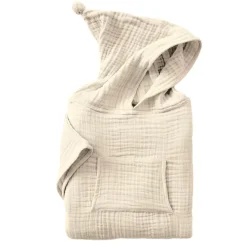 Outlet Poncho da bagno per bambini in garza di cotone 2/5 anni Gaïa pampa Tessile Arredo Bimbi|Biancheria Bagno