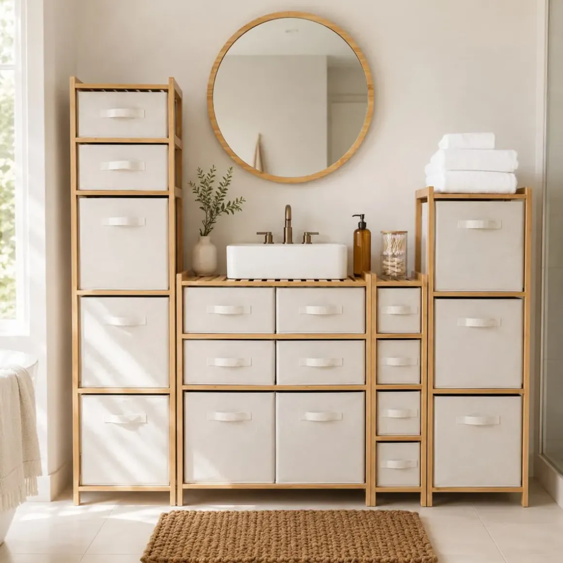 Portaoggeti 4 livelli Tidy box Marrone