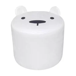 Pouf bambini (Alt 25 cm) Orsetto Bianco