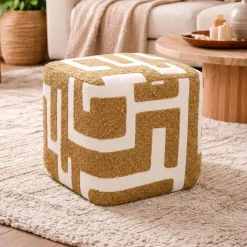 Best Pouf Bouclé (H40 cm) Ravellino Pouf, Sgabelli, Bar|Pouf, Sgabelli