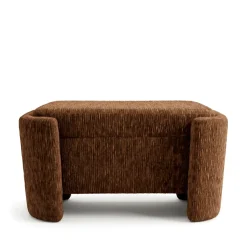 Pouf contenitore in velluto (H40 cm) Chris Pouf, Sgabelli, Bar|Pouf, Sgabelli