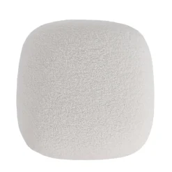 New Pouf in bouclé (H43 cm) Nyxor Pouf, Sgabelli, Bar|Pouf, Sgabelli