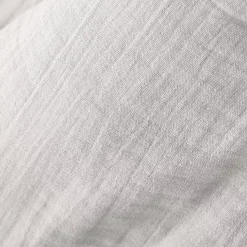 Runner letto garza di cotone Gaïa Grigio nuvola Copriletti, Trapuntine E Runner Letto
