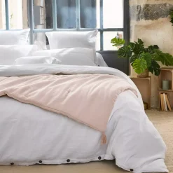 New Runner letto garza di cotone Gaïa Copriletti, Trapuntine E Runner Letto