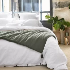Online Runner letto garza di cotone (150 x 150 cm) Gaïa Copriletti, Trapuntine E Runner Letto