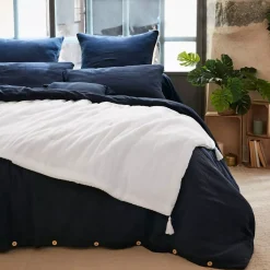 Sale Runner letto garza di cotone (150 x 150 cm) Gaïa chantilly Copriletti, Trapuntine E Runner Letto