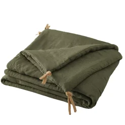 Outlet Runner letto lino lavato (90 x 200 cm) Louise Copriletti, Trapuntine E Runner Letto