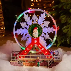 Ruota panoramica luminosa e musicale Merry Christmas