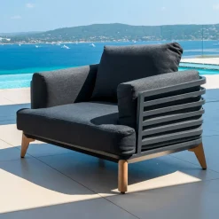Hot Salotto da giardino alluminio 12 pezzi Monte Carlo Grigio Salotto Da Giardino