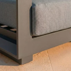 Online Salotto da giardino 5 posti 4 pezzi Elba grigio Salotto Da Giardino