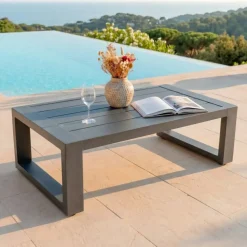 Online Salotto da giardino 5 posti 4 pezzi Elba grigio Salotto Da Giardino