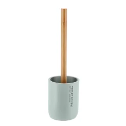 Scopino WC in poliresina Purebamboo Verde eucalipto