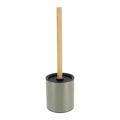 Scopino WC metallo Purebamboo Verde cachi