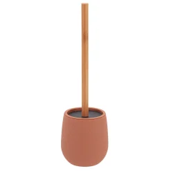 Scovolino per WC in bambù e ABS a nido d'ape Bania Cappuccino