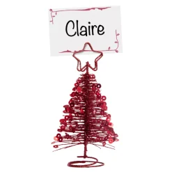 Segnaposto (10 cm) Albero Rosso