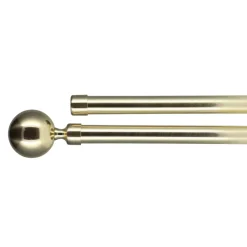 Clearance Set bastone tenda allungabile doppia barra (L210 - L380 cm / D19 mm) Paloma Tende : Bastoni, Aste E Supporti|Asta A Soffitto
