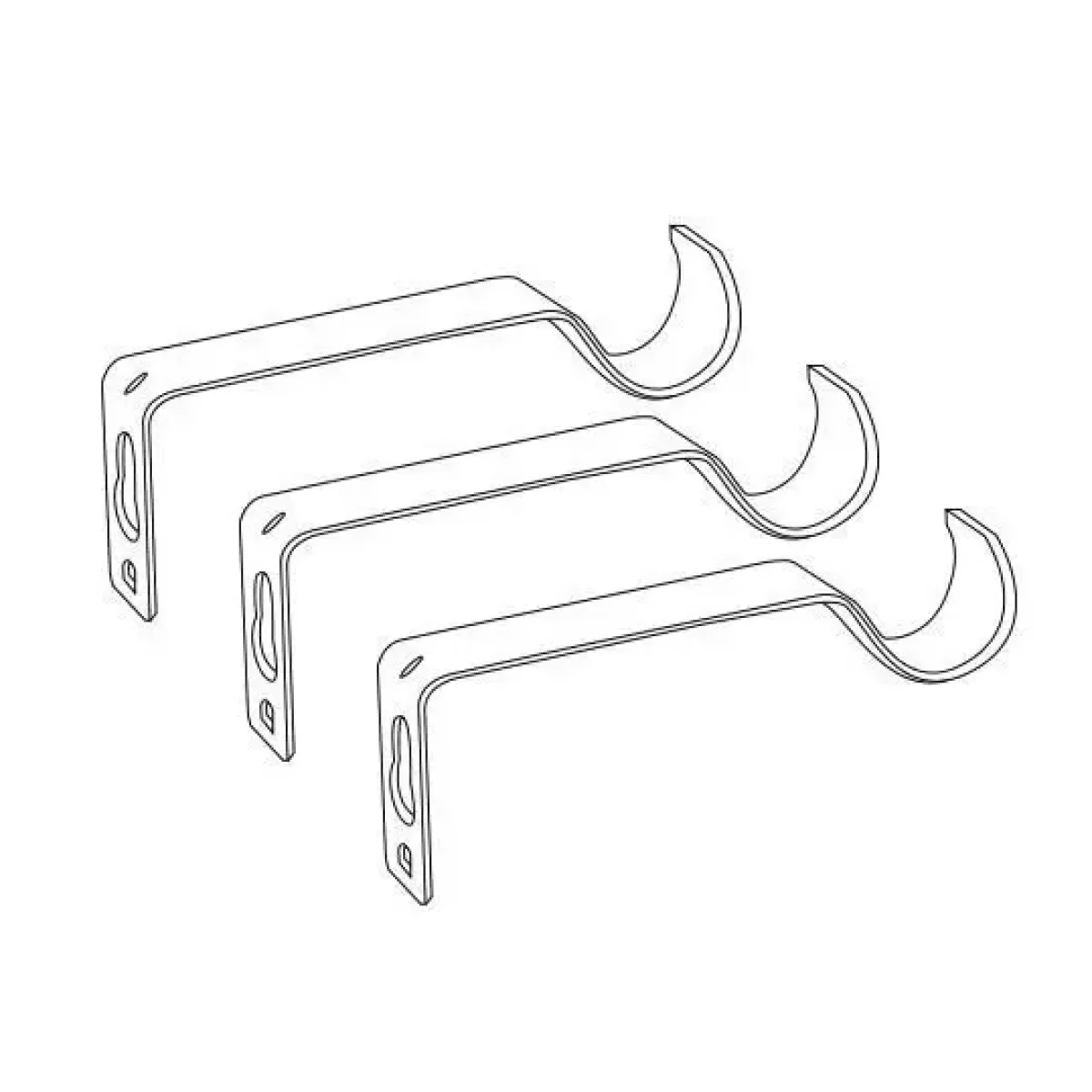Best Set completo bastone tenda regolabile (L120 - L210 cm / D19 mm) Exotica e oro Tende : Bastoni, Aste E Supporti