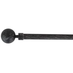 Set completo bastone tenda regolabile (L120 - L210 cm / D19 mm) Basic e argento Tende : Bastoni, Aste E Supporti