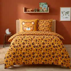 Online Set copripiumino e due federe per bambini in cotone (200 x 200 cm) Lola Caramel Biancheria Da Letto Bambini
