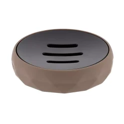 Set di accessori bagno gomma Rubby Marrone