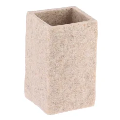 Set di accessori per il bagno effetto pietra Naturale