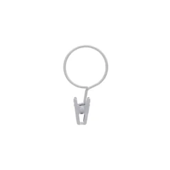 Sale Set di 8 anelli con clip per bastone per tende (D25 mm) Jili Accessori E Elementi Decorativi