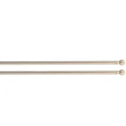 Best Set di 2 bachette regolabili rotonde (da L40 a 600 cm) Rona Tende Trasparenti : Aste, Bastoni Supporti