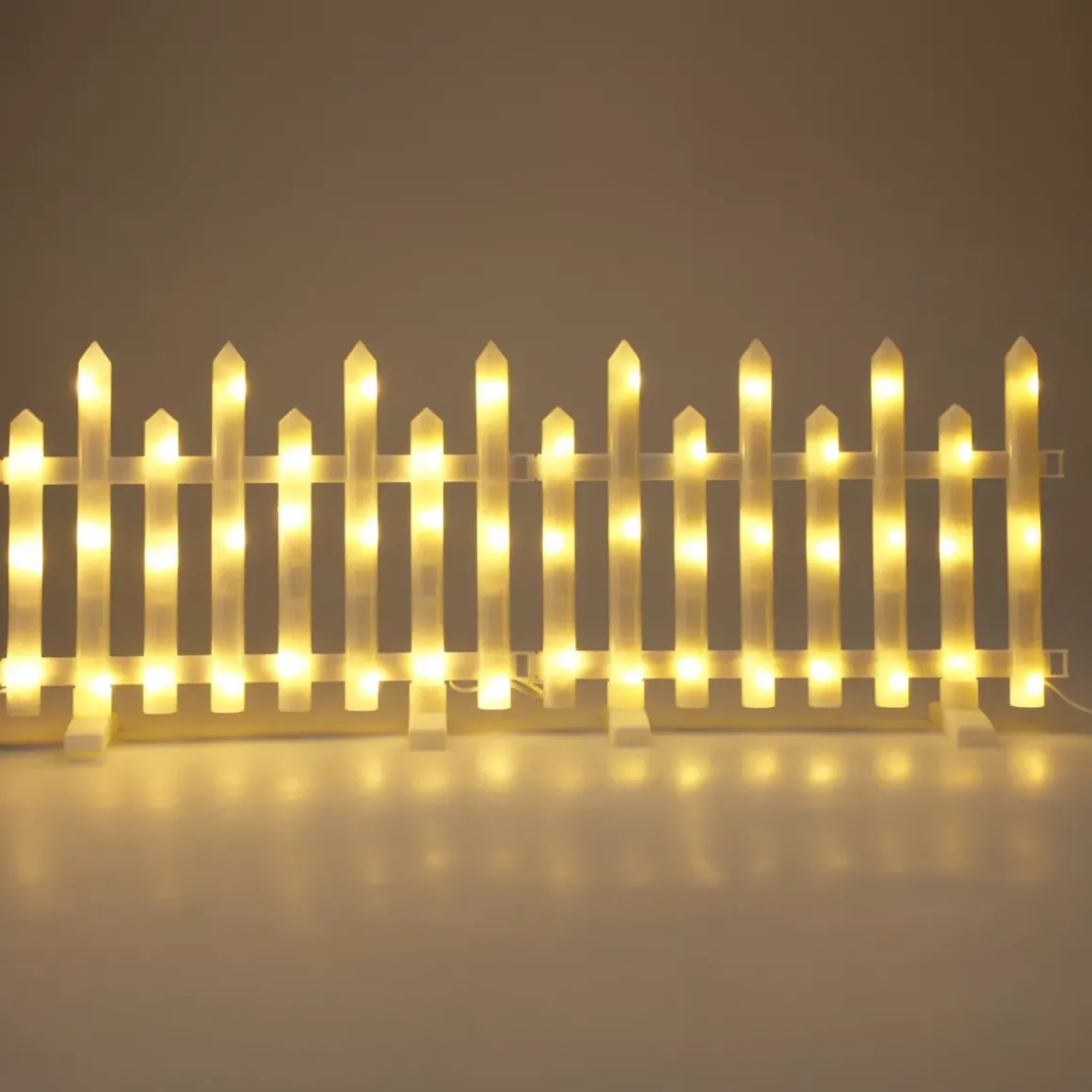 Set di 8 barriere luminose 192 LED (2,85 m x H25 cm) Incanto Bianco caldo