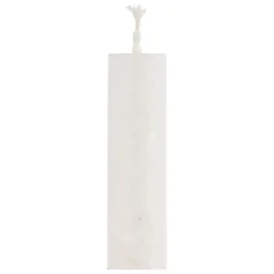 Set di 2 candele a stelo (H25 cm) Candeliere Bianco ghiacciato