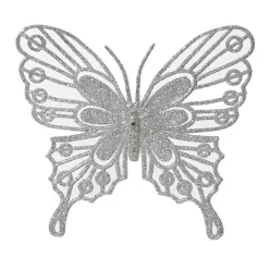 Set di 2 farfalle Fanny Argento