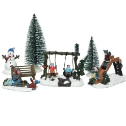 Set di figurine e accessori Parco bambini per villaggio
