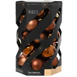 Set di 30 palline di Natale (D60 mm) Aravis Marrone caffè