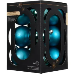Set di 12 palline di Natale (D60 mm) Aravis Blu brillante