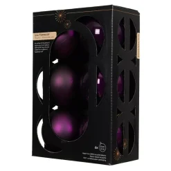 Set di 6 palline di Natale (D80 mm) Aravis Fico
