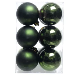 Set di 12 palline di Natale (D60 mm) Aravis Verde abete