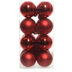 Set di 16 palline di Natale (D40 mm) Aravis Rosso