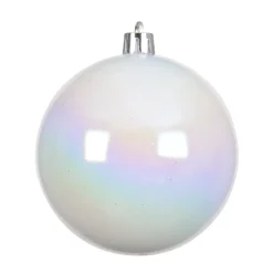 Set di 16 palline di Natale (D40 mm) Aravis Bianco iridescente