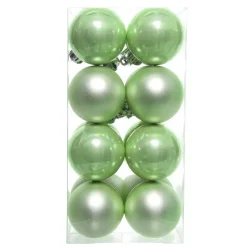 Set di 16 palline di Natale (D40 mm) Aravis Verde tè matcha