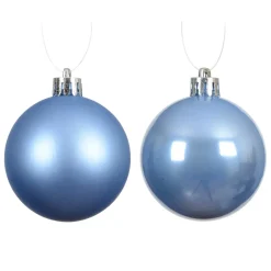 Set di 6 palline di Natale (D80 mm) Aravis Azzurro
