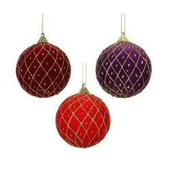Set di 12 palline di Natale (D80 mm) Palais Royal Multicolore