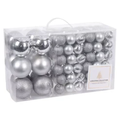Set di 94 palline di Natale Season Argento