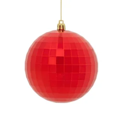 Set di 14 Palline di natale Specchio Rosso