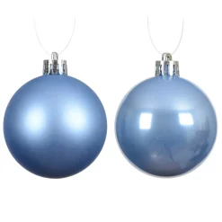 Set di 4 palline di Natale unite (D100 mm) Aravis Azzurro