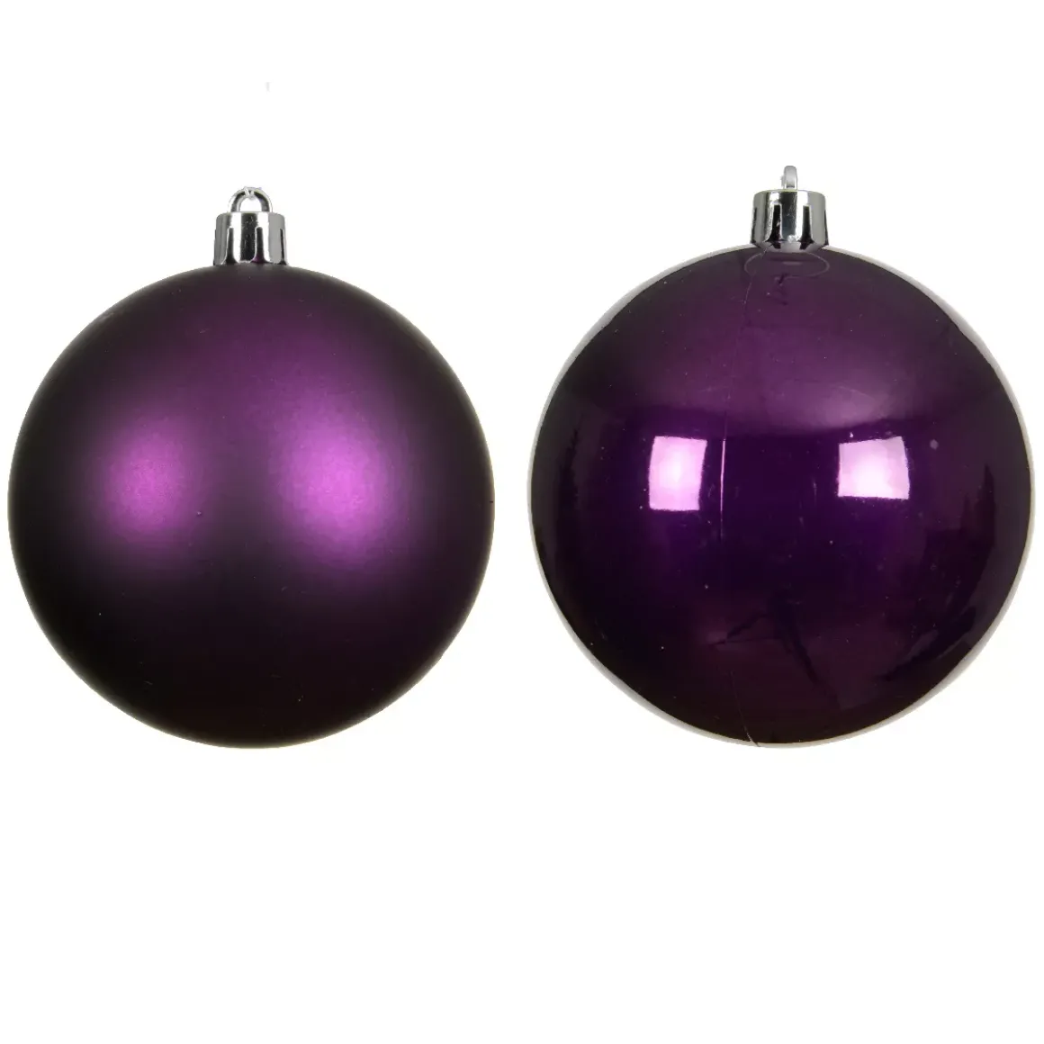 Set di 4 palline di Natale unite (D100 mm) Aravis Fico