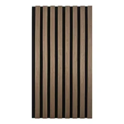 Set di 4 pannelli murali in legno (60 cm) Yaro Naturale