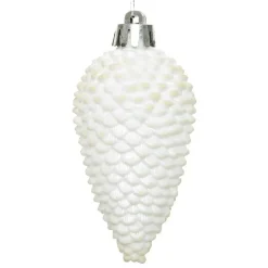 Set di 6 pigne Alpine Bianco